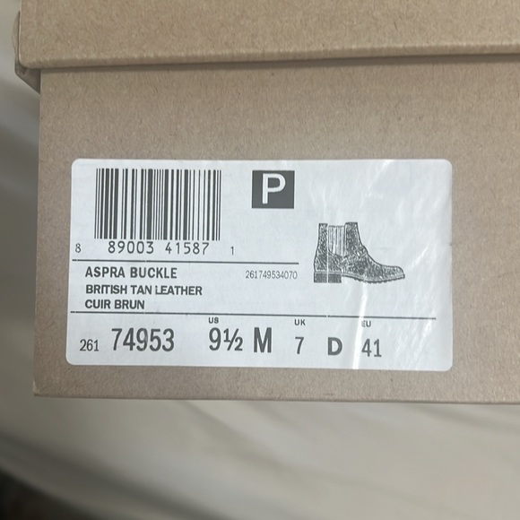 Clarks Aspra Buckle British Tan - Picture 4 of 4